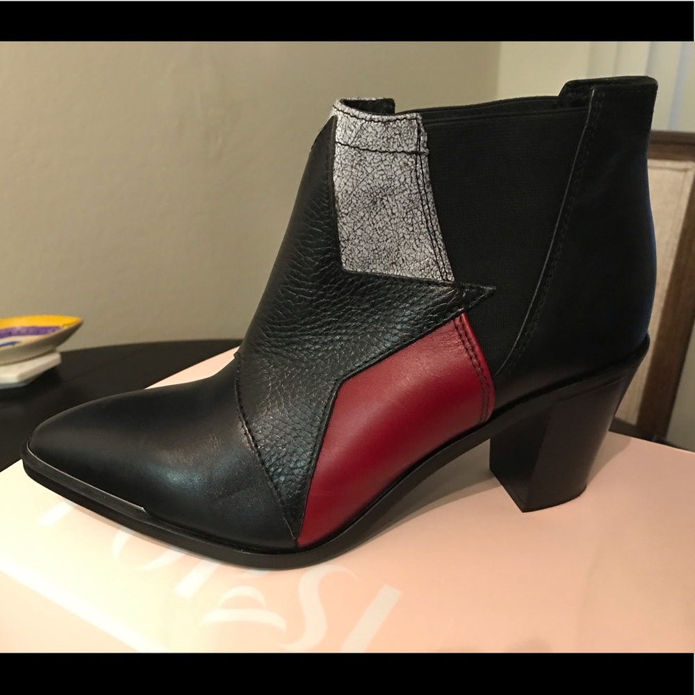Diesel - Mannis Star Leather Ankle Boot - Picture 6 of 7